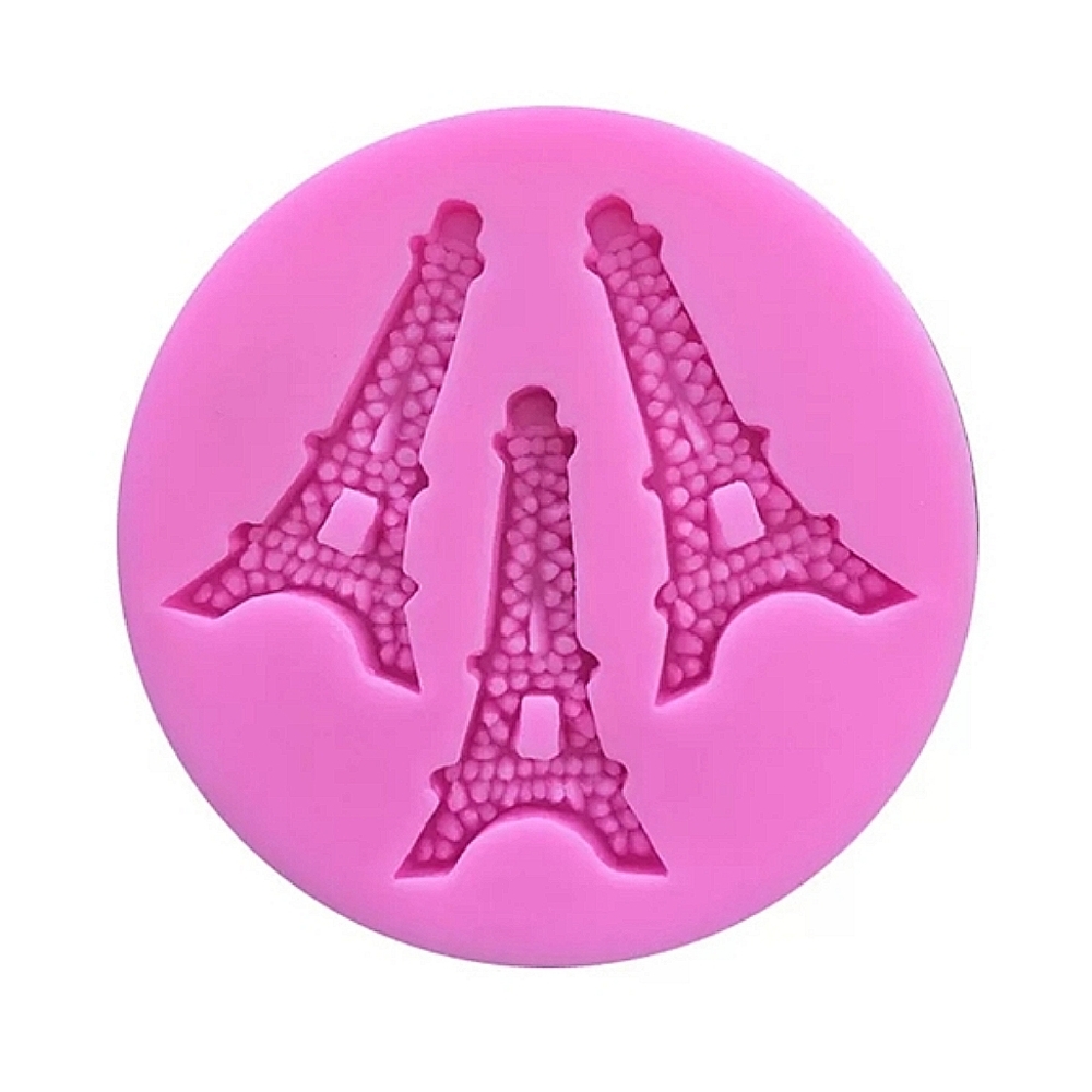 Silicone Mold Eiffle Towers 3 Slots